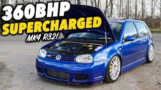 Rob's 360bhp *SUPERCHARGED* MK4 Golf R32 Sounds INSANE!