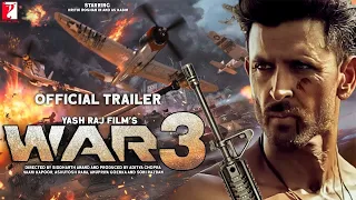 War 3 Official Trailer  Hrithik Roshan  Tiger Shroff   Vaani Kapoor   Vidyut Jamwal  Concept Trailer