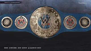 WWE 2K24: Custom Titles - WWE World Tag Team Championship