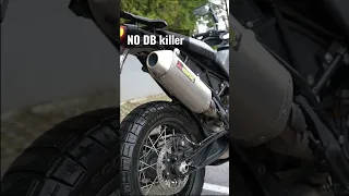 Akrapovic on Norden 901 NO DB Killer | raw sound😎👌 #norden901 #motorcycle #husqvarnamotorcycles