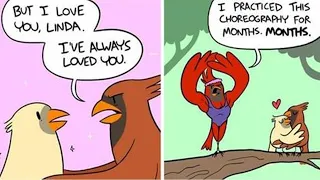 Comics With Wild Animals In Relatable Everyday Situations