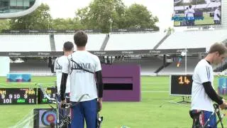 France v Chinese Taipei – recurve men’s team quarterfinal | London 2012 Olympic Test Event
