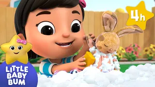 Sleeping Bunny Wash + More⭐ Four Hours of Nursery Rhymes by LittleBabyBum