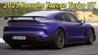 2025 Porsche Taycan Turbo GT with Weissach package (Purple Sky Metallic) - Exhaust Sound & Design