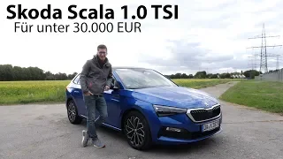 2019 Skoda Scala 1.0 TSI "Ambition" Fahrbericht / DAS gibt's für unter 30.000 Euro - Autophorie