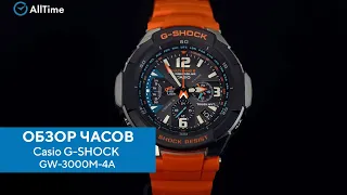 Обзор часов Casio G-SHOCK GW-3000M-4A с хронографом. Японские наручные часы. Alltime