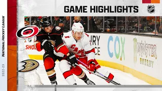 Hurricanes @ Ducks 12/6 | NHL Highlights 2022