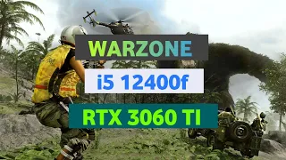 i5 12400f + rtx 3060 ti warzone 1080 competitive