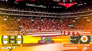 Boston Bruins vs Philadelphia Flyers 4/9/2023 NHL 23 Gameplay