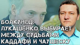 Болкунец: Лукашенко выбирает между судьбами Каддафи и Чаушеску