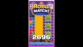 Royal Match Level 2696 - No Boosters Gameplay