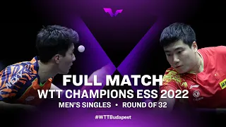 FULL MATCH | Lee Sangsu vs Liang Jingkun | MS Rd 32 | WTT Champions ESS 2022