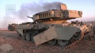 ATGM Stryker shooting Tow 2 missile (B co 52nd infantry)