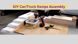 Truck/Car ramp assembly video - Easy way to build ramps