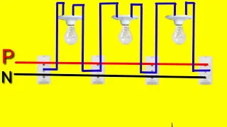 Tunnel Wiring connection || Tunnel connection Diagram// Electrical Shadab Sk