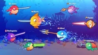 Fish IO -🐟 Monster Boss Killed -  All level gameplay 🐠🐟