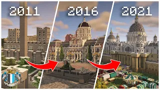 10 Years Of Building A Minecraft City : The History Of Whiteburg City