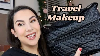 WHAT’S INSIDE MY Travel Makeup Bag | Products & Tips!