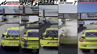 Which one is the best? | Assetto Corsa / Project Cars 3 / Forza Motorsport 7 / GT7 / Automobilista 2
