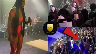 Moment As Fans Went Crazy As Tiwa Savage and 1da Banton Performs No Whala For The Fist Time In Paris