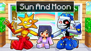 5 Days at SUN AND MOON Daycare In Minecraft!