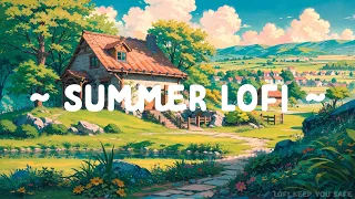 Summer Lofi 🌞 Lofi Keep You Safe 🌼 Healing Place with Lofi Hip Hop - Deep Focus to study//work