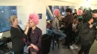 Bella Hadid and Kaia Gerber wig out at Anna Sui New York Fashion Week show