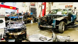 Jaguar XJC V12 manual restoration part 2. It's engine out time