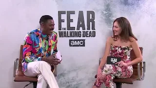 Fear The Walking Dead S4: AMC Brasil Facebook Live - Alycia Debnam-Carey & Colman Domingo