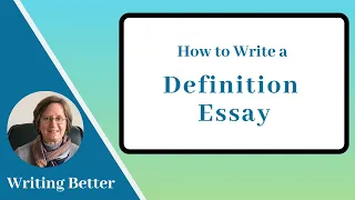How to Write a Definition Essay