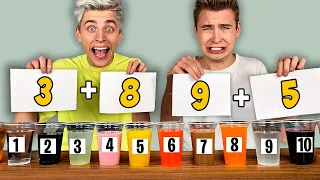 MIX SOFT DRINKS, TO CREATE A MYSTERY COCKTAIL CHALLENGE !