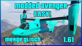 GTA 5 ONLINE! - CAR TO AVENGER MERGE GLITCH | BENNYS/F1 WHEELS ON AVENGER (PS4-5/XBOX/PC) (1.61)