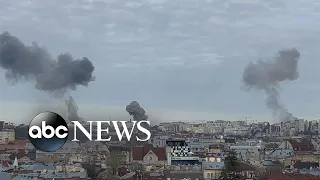 New airstrikes in Ukraine as thousands flee Mariupol l GMA