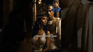 Cleopatra and Julius Caesar's Steamy Romance #shorts #cleopatra