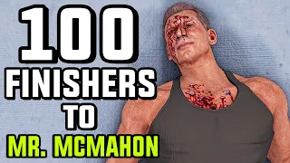 WWE 2K22 - 100 Finishers To Mr. McMahon!