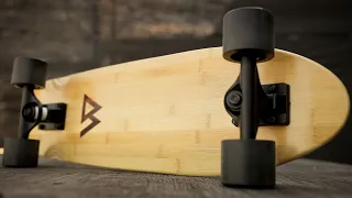 DON'T BREAK THE BAMBOO MAGNETO SKATEBOARD?!