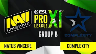 CS:GO - Natus Vincere vs. Complexity Gaming [Nuke] Map 3 - ESL Pro League Season 11 - Group B