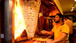 하루에 150kg 치킨케밥(샤와르마)파는 곳!!!!(이스탄불)/They sell 150kg shawarma a day!!! (not chicken doner kebab)