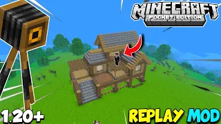 MAKE Cinematic Shot Easy | Replay Mod For MCPE 1.20 Minecraft PE | Hindi