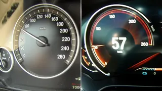 2012 BMW 520d vs 2018 BMW 520i | Acceleration Test