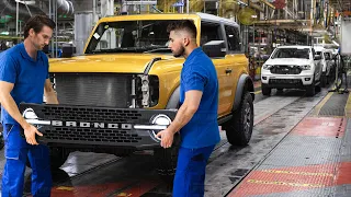 How They Build the Brand New Ford Bronco in US Factory - Production Line