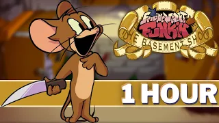 VANISHING - FNF 1 HOUR Perfect Loop (VS Jerry Tom's Basement Show 2.0 Tom & Jerry Creepypasta)