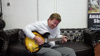 Gibson ES-335 Semi Hollow Electric Guitar Vintage Burst - Rimmers Music Talk & Tones With James