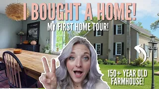 I bought my first home! 2020 “before”  house tour  🏡  | 150+ Year Old Farmhouse