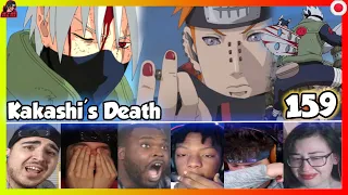 ⚡"Kakashi vs Pain!"🔥 FULL FIGHT Naruto Shippuden Episode 159 REACTION MASHUP