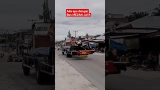 BUS PELONTOS MEDAN JAYA ⁉️ sasis bus⁉️ bus unik #videos #trending #viral