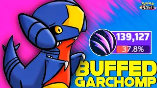 Is Buffed GARCHOMP Worth it for Solo Q ?? 🤨 | Pokemon Unite