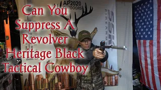 Can You Suppress A Revolver? | Heritage Black Tactical Cowboy