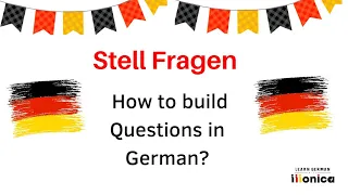 Stell Fragen - How to build Questions in German? #german #learngerman #learngermanwithmonica