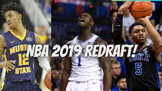 2019 NBA REDRAFT (REDRAFTING THE 2019 NBA DRAFT!) | Hoopz Talk